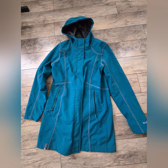 WIND RIVER teal (blue/green) medium womens winter jacket - Picture 3 of 14